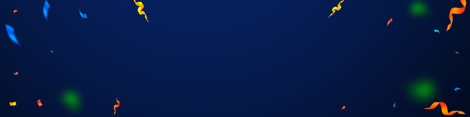 Streamers and confetti. Colorful streamers tinsel 