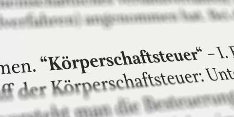 Körperschaftsteuer