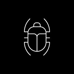 Beetle icon. Insect design, insect icons vector