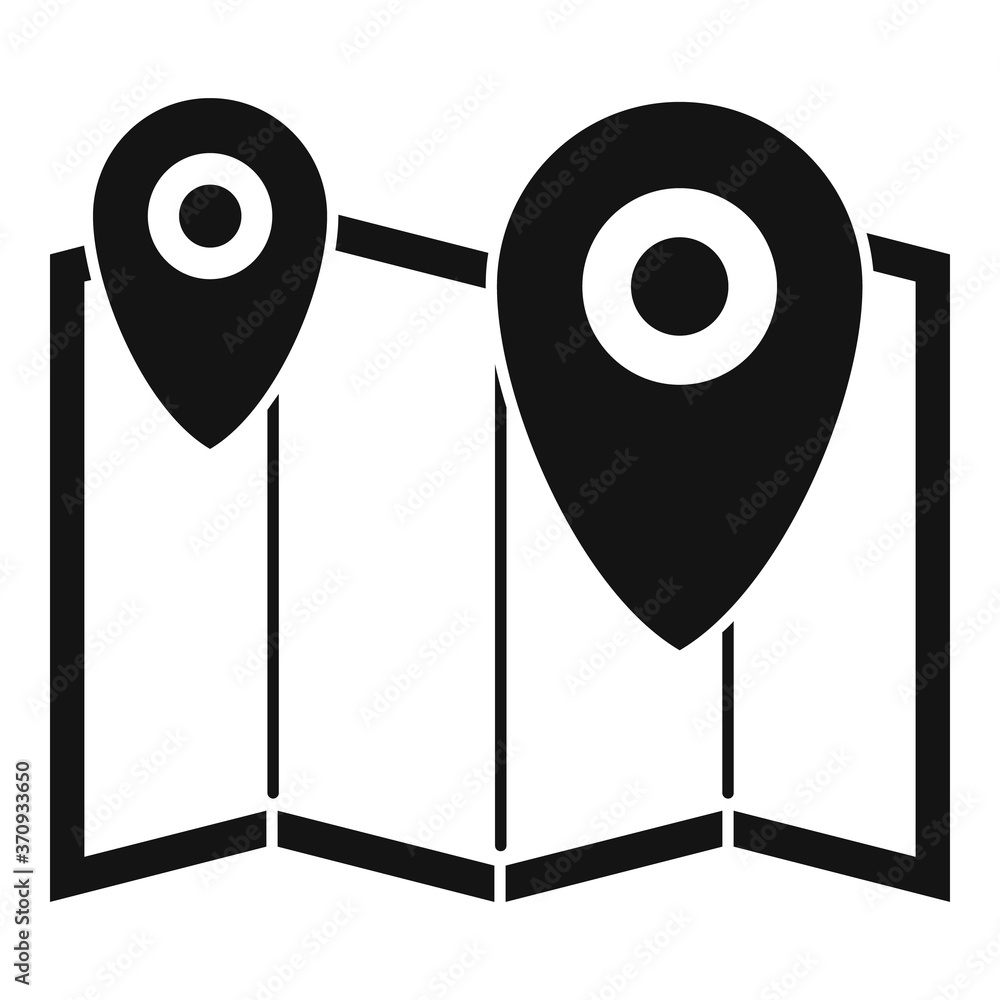 Poster survival map icon. simple illustration of survival map vector icon for web design isolated on white 