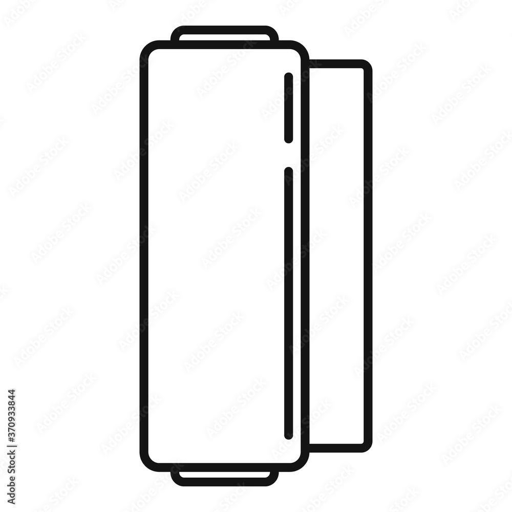 Poster membrane roll icon. outline membrane roll vector icon for web design isolated on white background