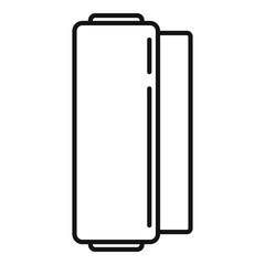 Membrane roll icon. Outline membrane roll vector icon for web design isolated on white background