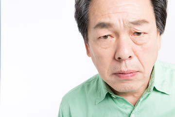 Obraz premium 怒る男性