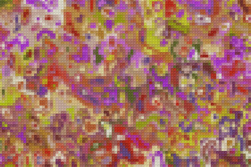 Abstract colorful geometric figures background