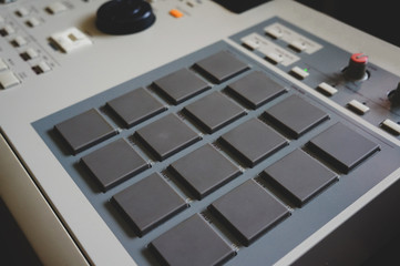electronic musical instrument, drum machine for creating hip hop instrumentals