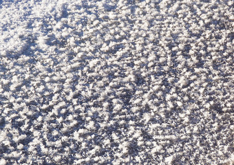 snow texture, frost winter day 