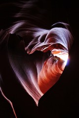 Naklejka premium Heart Shaped Antelope Canyon 