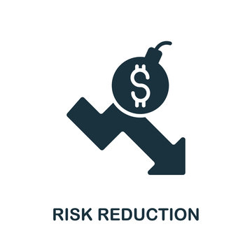 Risk Reduction Icon. Simple Element From Investment Collection. Creative Risk Reduction Icon For Web Design, Templates, Infographics And More