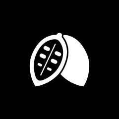 Cocoa icon, chocolate with marshmallows symbol sign and button