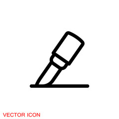 Cosmetics icon, Beauty and Fashion collection vector silhouette