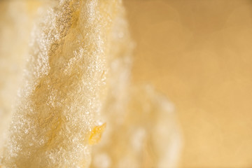 Detailed closeup macro photo of a Crinkled Potato Chip