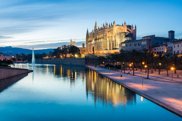 Catedral de Mallorca, Catedral-Basílica de Santa María , siglo XIV,  Monumento Histórico-artístico, Palma de Mallorca ,Mallorca, balearic islands, spain, europe