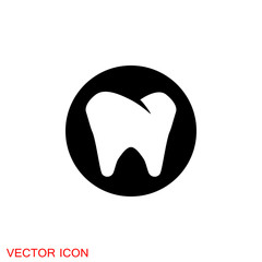 Dentist icon, Oral hygiene label vector illustration
