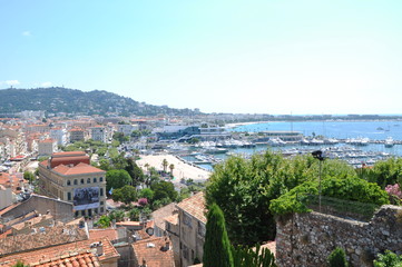 Fototapeta na wymiar la ville de Cannes