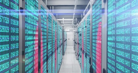 Fingerprint scanner and data processing over server room - Powered by Adobe