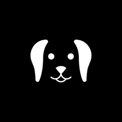 Dog icon. Vector element for your design