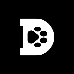 Dog icon. Vector element for your design