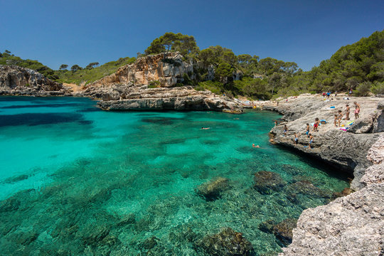Cala s'Almunia, Santanyi, Mallorca, balearic islands, spain, europe