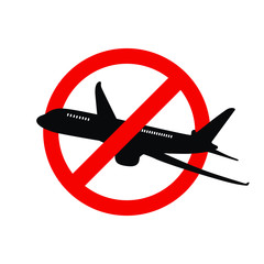 Obraz premium No-fly sign.