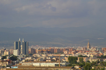 Panorámica de Murcia, España