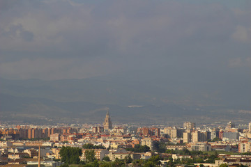 Panorámica de Murcia, España