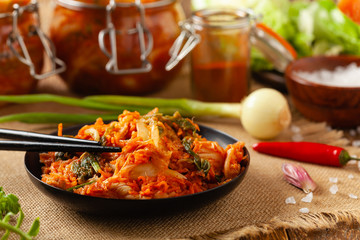 Kimchi cabbage. Perfect as an addition to dishes or eaten separately.