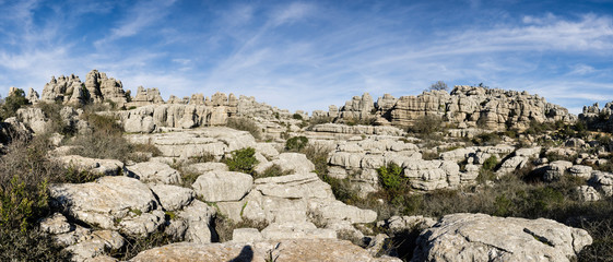 Paraje Natural Torcal de Antequera, términos municipales de Antequera y Villanueva de la...