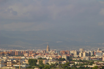 Panorámica de Murcia, España