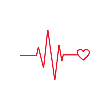 heartbeat simple icon logo