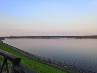 Fototapeta premium pier at sunset