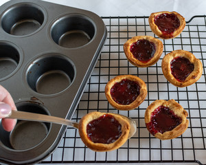 home made jam tarts 