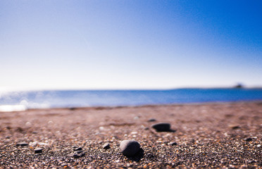 Fototapeta na wymiar Pebble on a beach