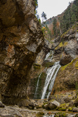 De La Cueva waterfall in Ordesa and Monte Perdido National Park, Spain