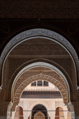 Moorish arch in Alhambra, Spain