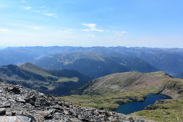 Estanys de Vall del Riu. Beautiful mountain landscape in Pyrenees, Andorra