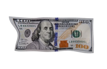 Curved Dollar Currency, New Dollar Image, US Dollar, 3D Render