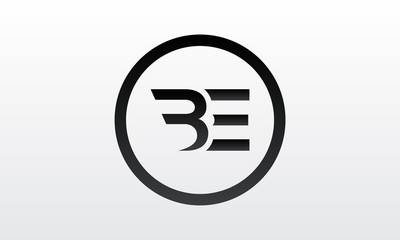 Initial BE Letter Logo With Creative Modern Business Typography Vector Template. Creative Letter BE Logo Vector.