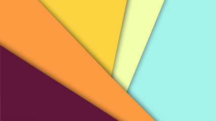 Modern Colorful paper background vector illustration best for background, branding and wallpaper backdrop, flat lay