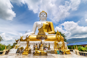 Big Buddha at  Wat Phra That Doi Kham, Chiang Mai, Thailand
