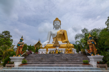 Big Buddha at  Wat Phra That Doi Kham, Chiang Mai, Thailand
