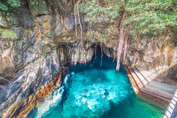 高知県　足摺岬　海老洞
