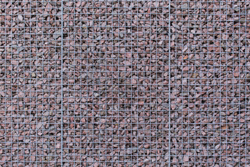 Fototapeta premium Stone background, Fence made of fine gray stone