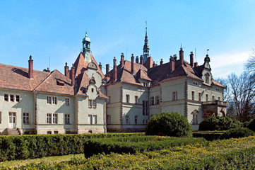 The Schonborn palace aka Castle Beregvar in Mukachevo, Ukraine