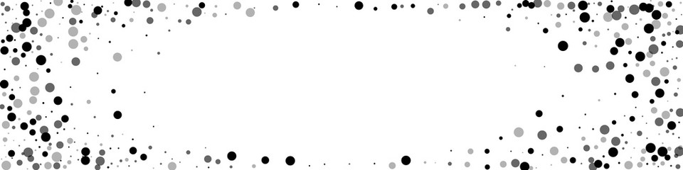 Scattered dense balck dots. Dark points dispersion