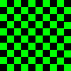 Black and green squares seamless pattern. Vector illustration.