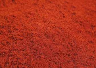 Paprika Powder, capsicum annuum, Close up of Spice