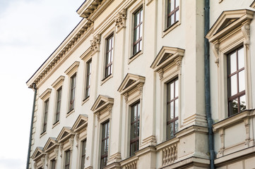 Obraz premium Classic architectural elements of old buildings in Europe