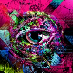 Fotobehang abstract grunge background © reznik_val