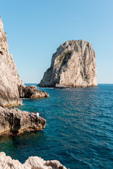 Fototapeta na wymiar Coast of Capri 