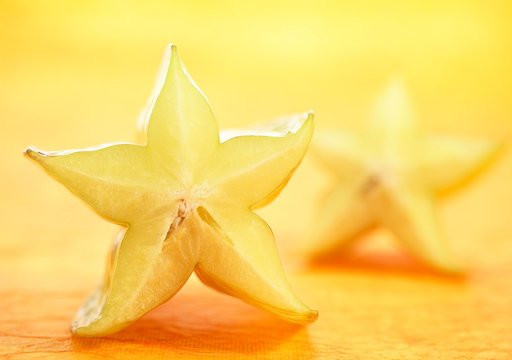 Carambola Star Fruit, averrhoa carambola